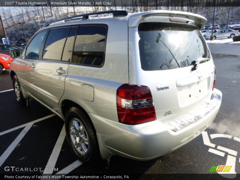 Millenium Silver Metallic / Ash Gray 2007 Toyota Highlander