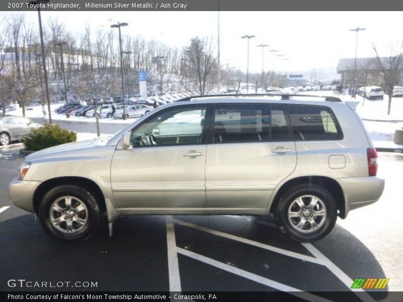 Millenium Silver Metallic / Ash Gray 2007 Toyota Highlander
