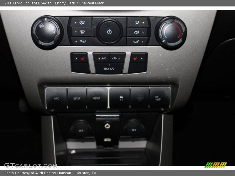 Ebony Black / Charcoal Black 2010 Ford Focus SEL Sedan
