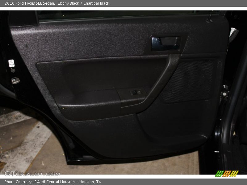 Ebony Black / Charcoal Black 2010 Ford Focus SEL Sedan