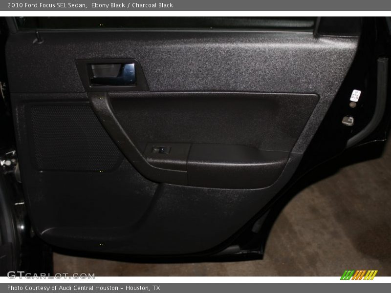Ebony Black / Charcoal Black 2010 Ford Focus SEL Sedan