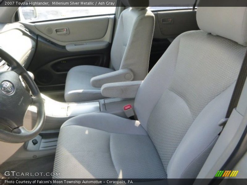 Millenium Silver Metallic / Ash Gray 2007 Toyota Highlander