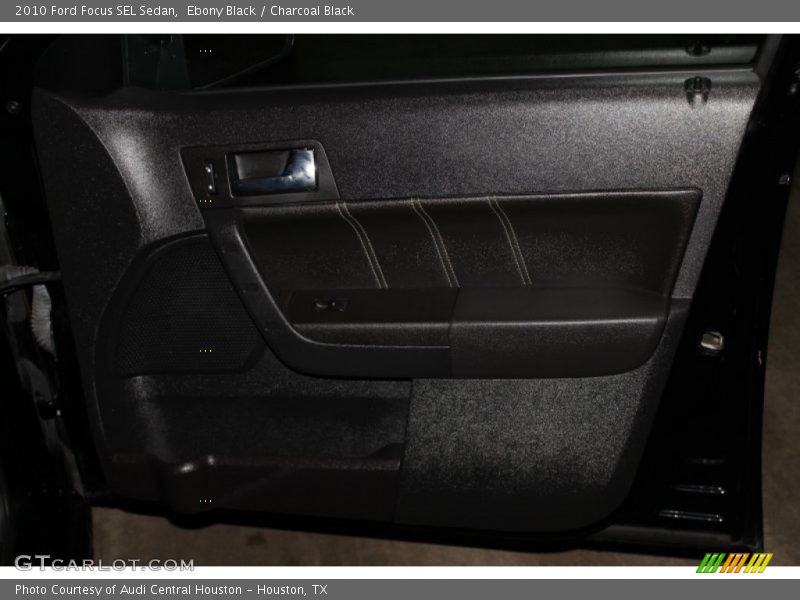 Ebony Black / Charcoal Black 2010 Ford Focus SEL Sedan