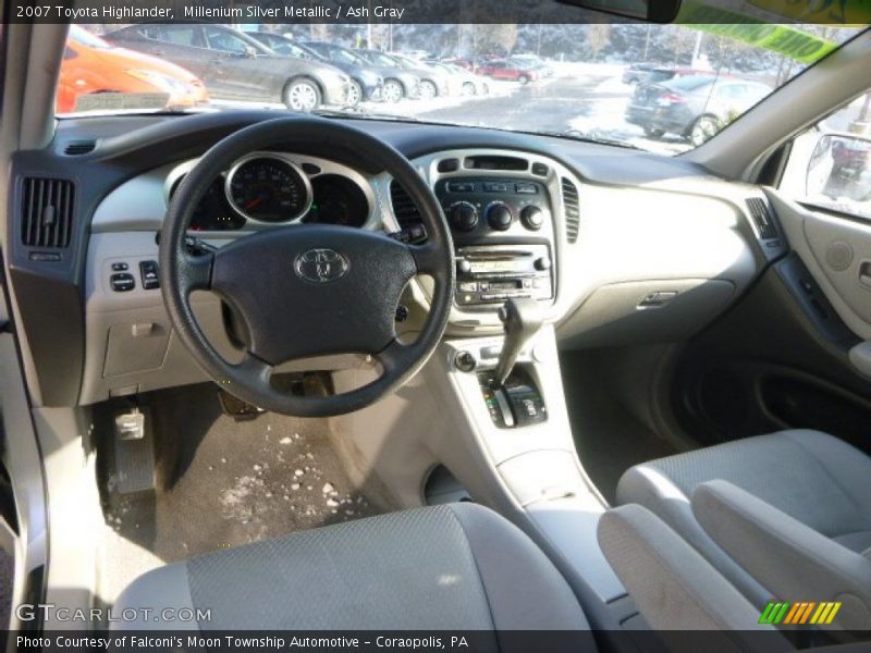 Millenium Silver Metallic / Ash Gray 2007 Toyota Highlander