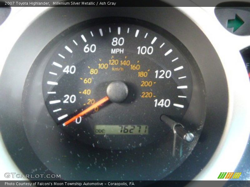 Millenium Silver Metallic / Ash Gray 2007 Toyota Highlander