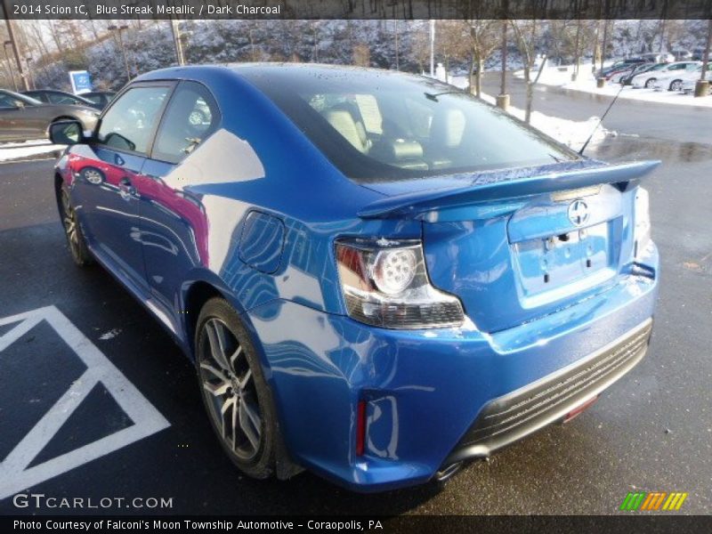 Blue Streak Metallic / Dark Charcoal 2014 Scion tC