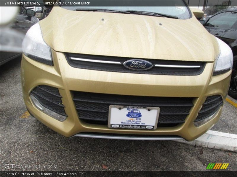 Karat Gold / Charcoal Black 2014 Ford Escape S