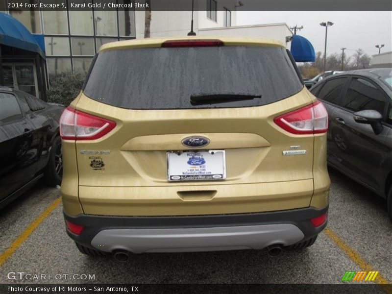 Karat Gold / Charcoal Black 2014 Ford Escape S