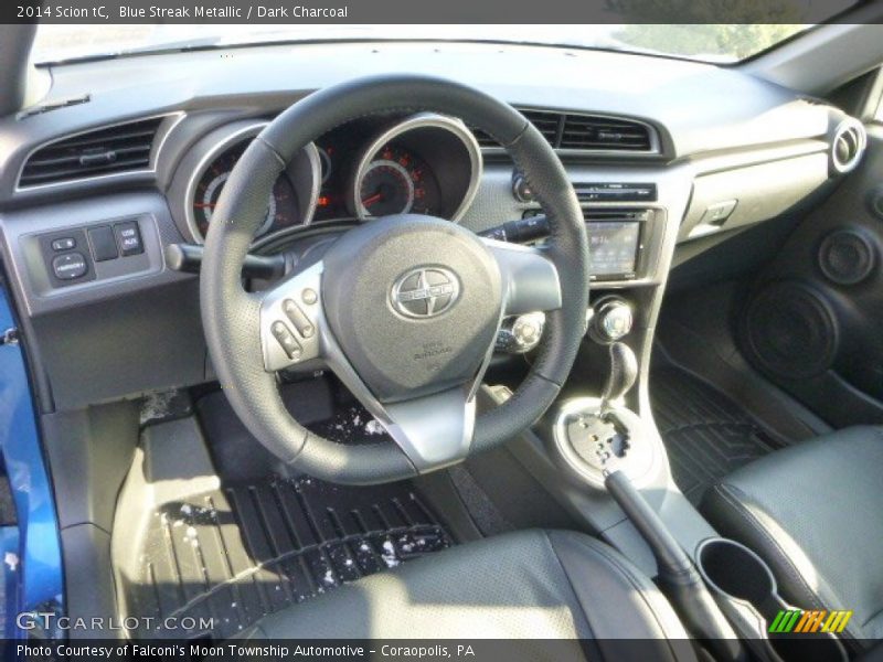 Blue Streak Metallic / Dark Charcoal 2014 Scion tC