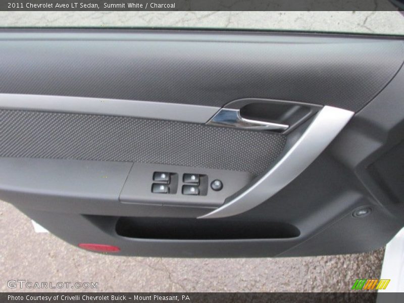 Summit White / Charcoal 2011 Chevrolet Aveo LT Sedan