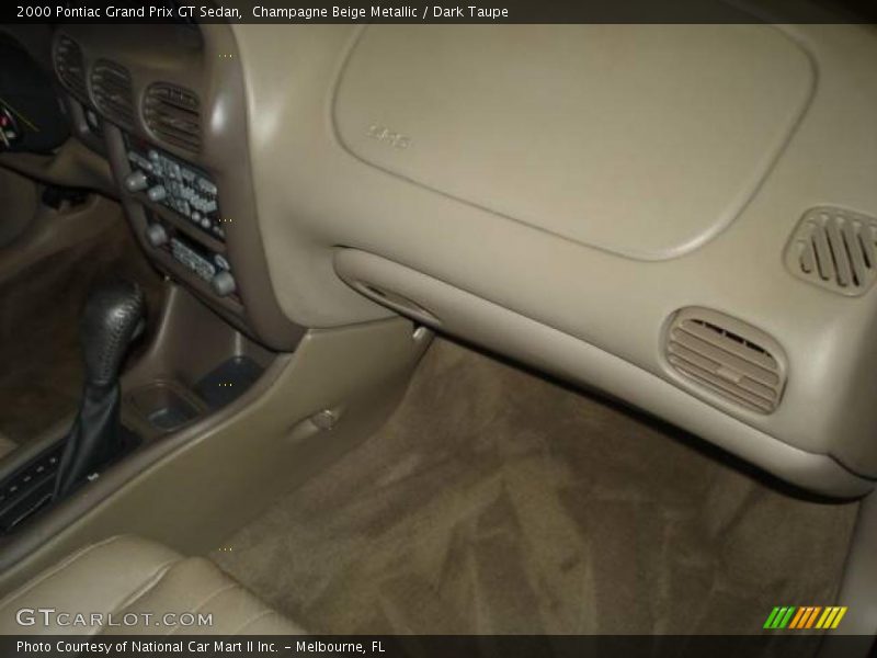 Champagne Beige Metallic / Dark Taupe 2000 Pontiac Grand Prix GT Sedan