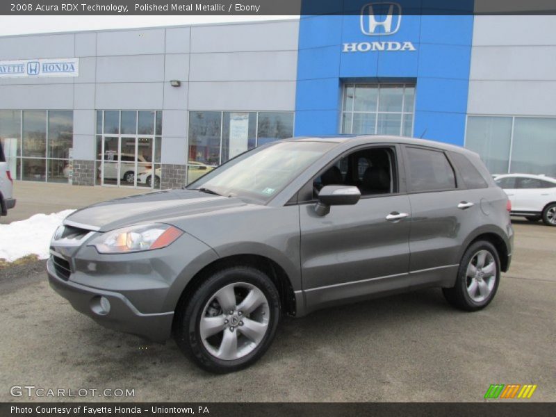 Polished Metal Metallic / Ebony 2008 Acura RDX Technology