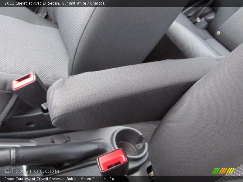 Summit White / Charcoal 2011 Chevrolet Aveo LT Sedan