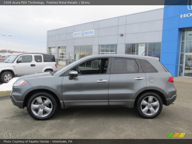Polished Metal Metallic / Ebony 2008 Acura RDX Technology