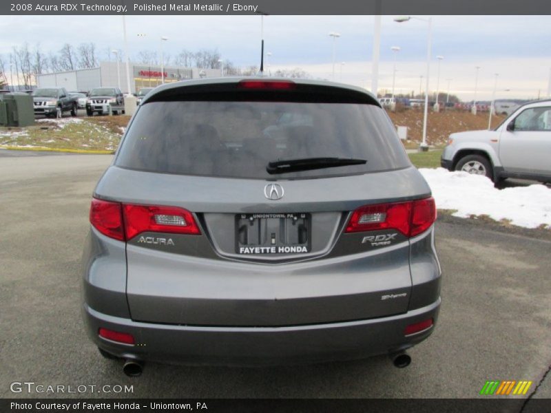 Polished Metal Metallic / Ebony 2008 Acura RDX Technology