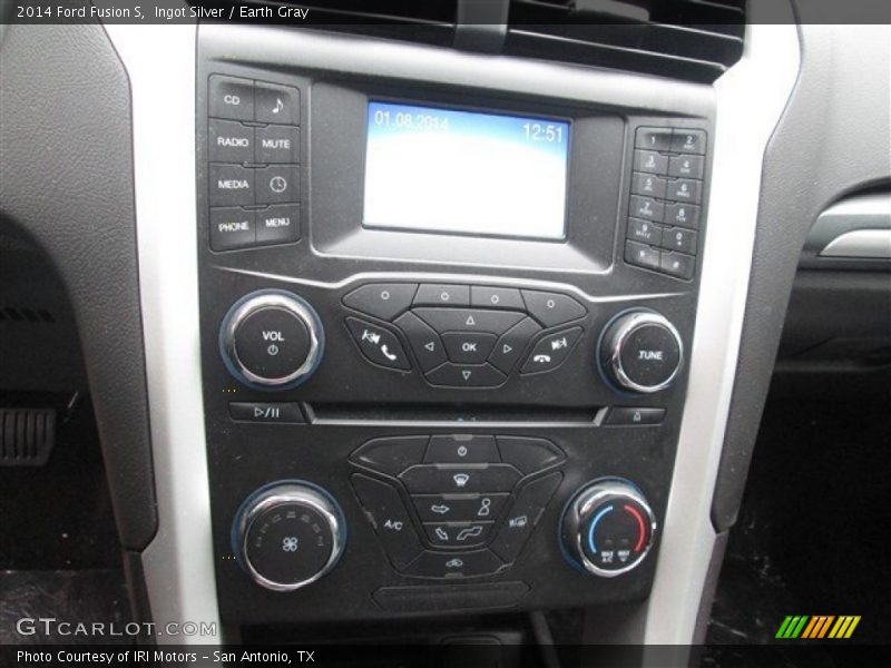 Ingot Silver / Earth Gray 2014 Ford Fusion S