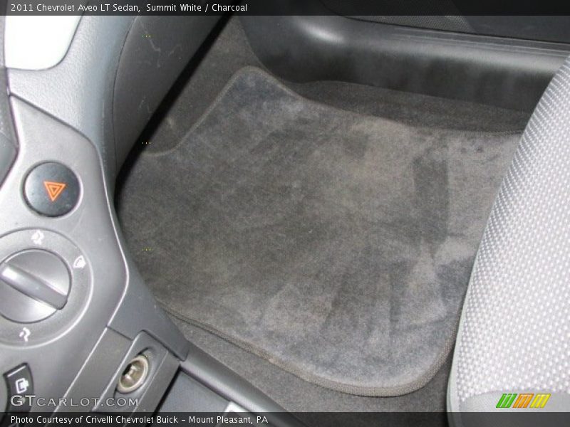 Summit White / Charcoal 2011 Chevrolet Aveo LT Sedan