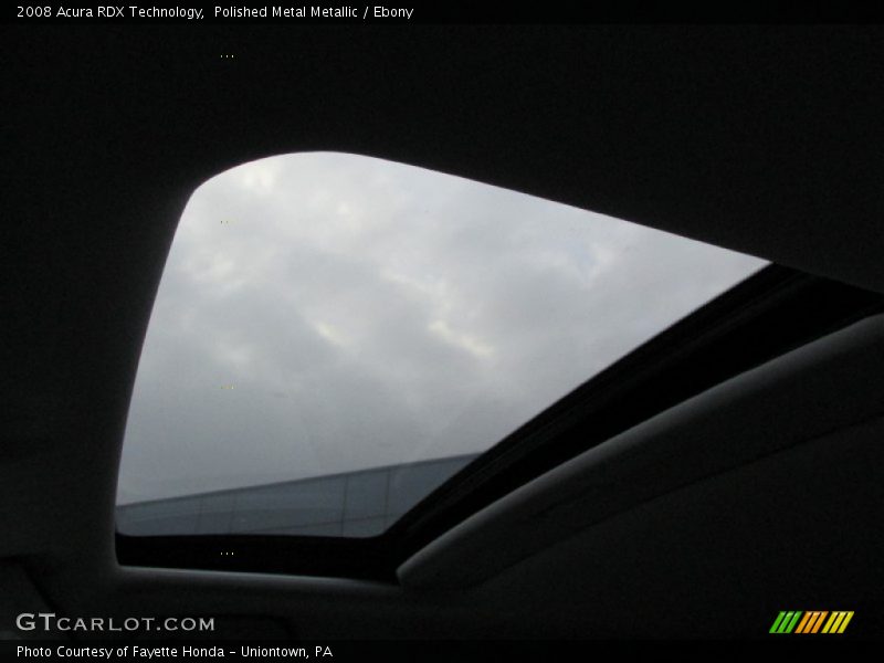 Polished Metal Metallic / Ebony 2008 Acura RDX Technology