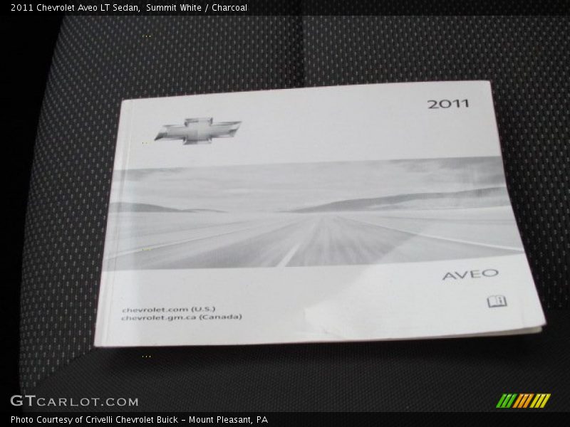 Summit White / Charcoal 2011 Chevrolet Aveo LT Sedan