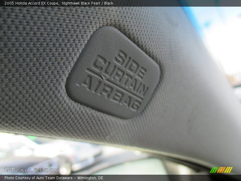 Nighthawk Black Pearl / Black 2005 Honda Accord EX Coupe