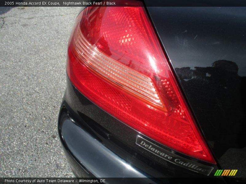 Nighthawk Black Pearl / Black 2005 Honda Accord EX Coupe