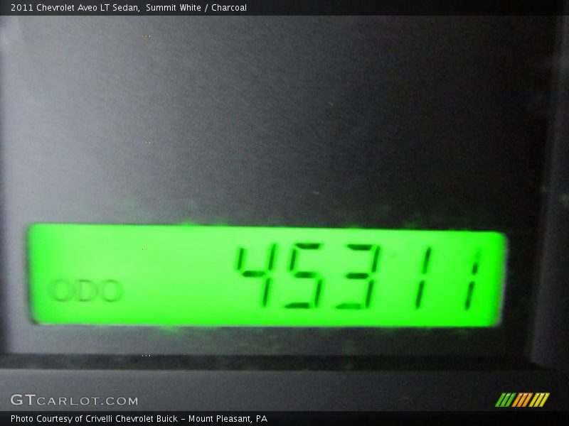 Summit White / Charcoal 2011 Chevrolet Aveo LT Sedan