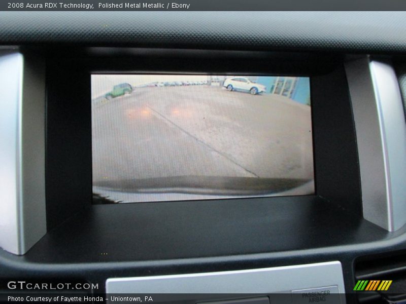 Polished Metal Metallic / Ebony 2008 Acura RDX Technology