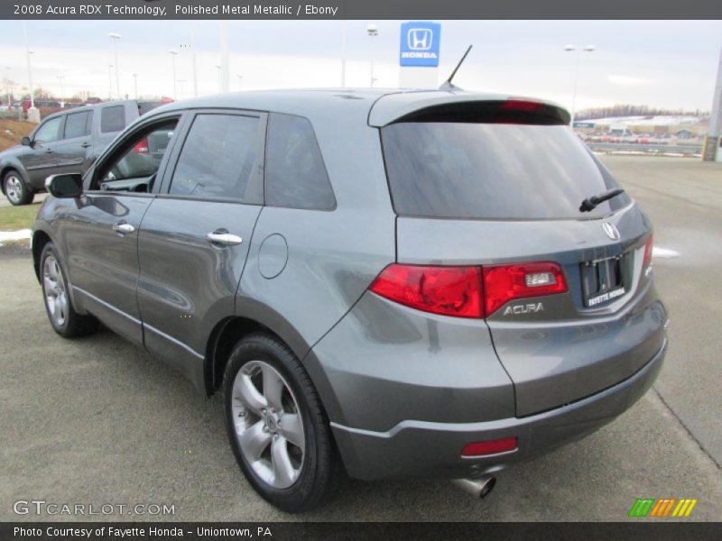 Polished Metal Metallic / Ebony 2008 Acura RDX Technology