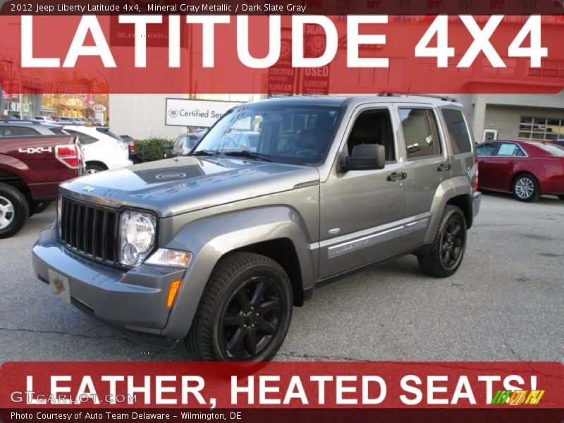 Mineral Gray Metallic / Dark Slate Gray 2012 Jeep Liberty Latitude 4x4
