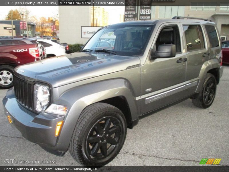 Mineral Gray Metallic / Dark Slate Gray 2012 Jeep Liberty Latitude 4x4