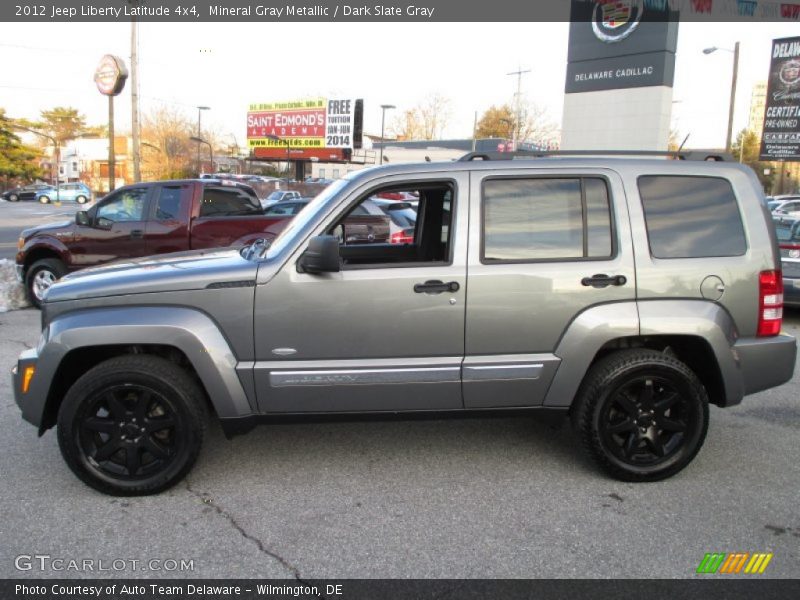 Mineral Gray Metallic / Dark Slate Gray 2012 Jeep Liberty Latitude 4x4