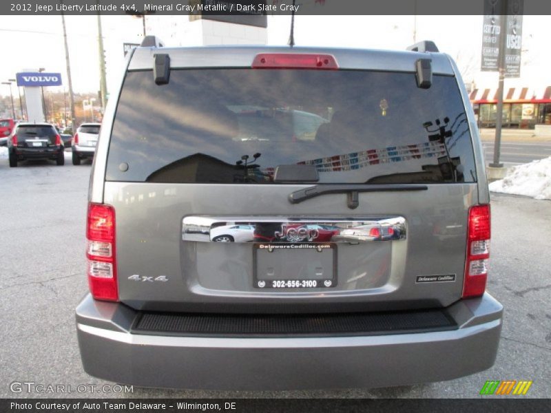 Mineral Gray Metallic / Dark Slate Gray 2012 Jeep Liberty Latitude 4x4