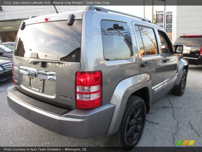 Mineral Gray Metallic / Dark Slate Gray 2012 Jeep Liberty Latitude 4x4
