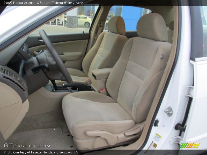 Front Seat of 2005 Accord LX Sedan