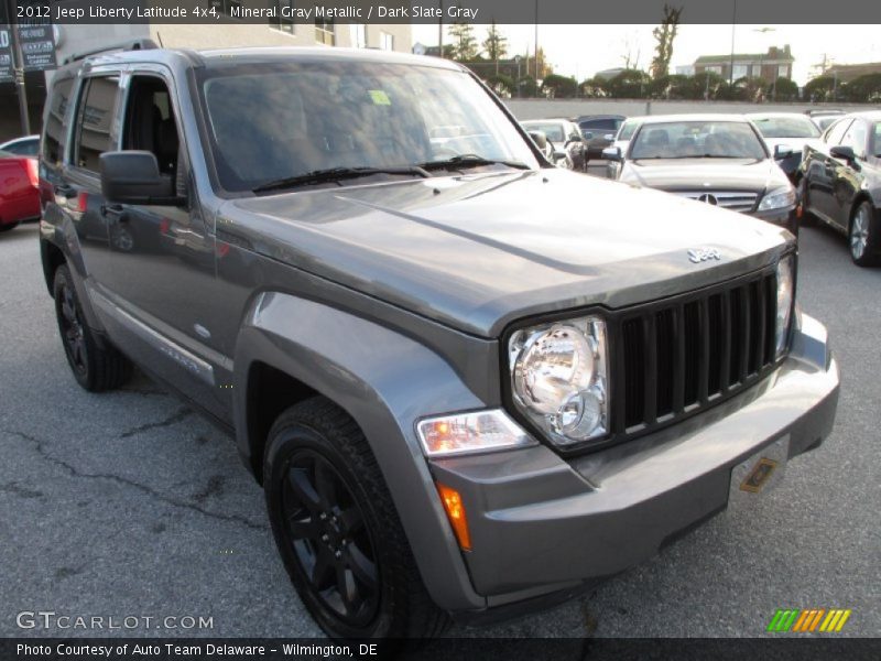Mineral Gray Metallic / Dark Slate Gray 2012 Jeep Liberty Latitude 4x4
