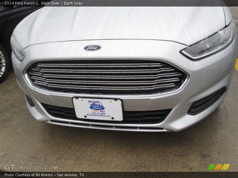 Ingot Silver / Earth Gray 2014 Ford Fusion S