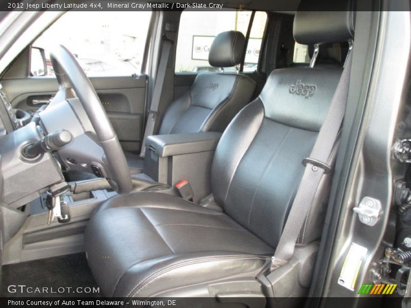 Mineral Gray Metallic / Dark Slate Gray 2012 Jeep Liberty Latitude 4x4