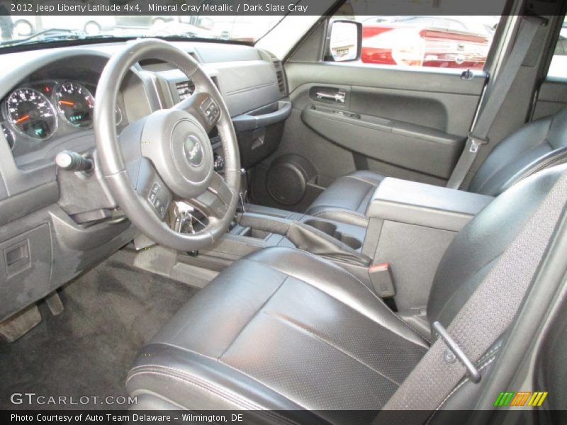 Mineral Gray Metallic / Dark Slate Gray 2012 Jeep Liberty Latitude 4x4