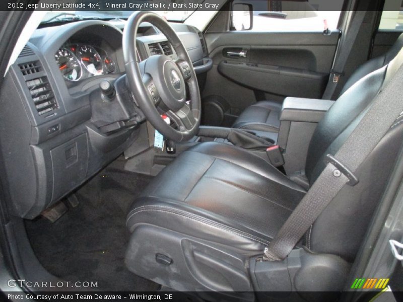 Mineral Gray Metallic / Dark Slate Gray 2012 Jeep Liberty Latitude 4x4