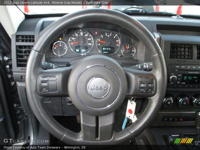 Mineral Gray Metallic / Dark Slate Gray 2012 Jeep Liberty Latitude 4x4