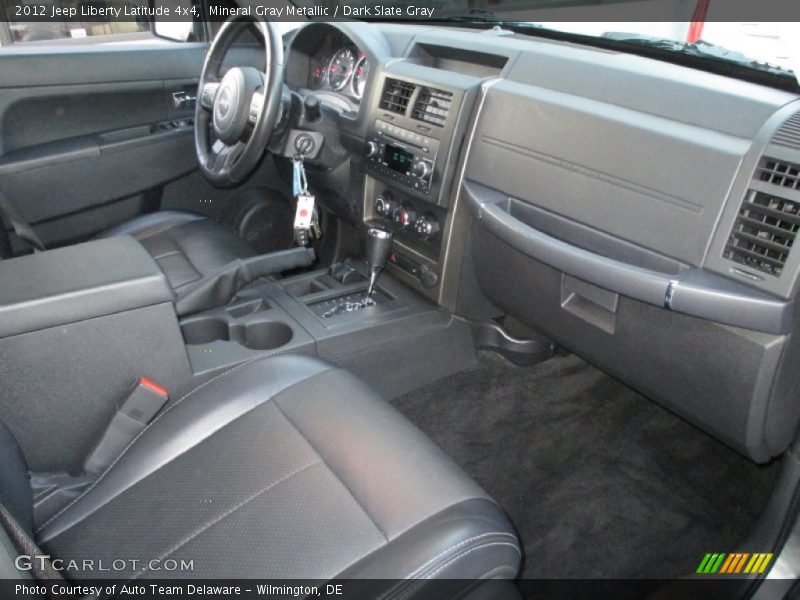 Mineral Gray Metallic / Dark Slate Gray 2012 Jeep Liberty Latitude 4x4