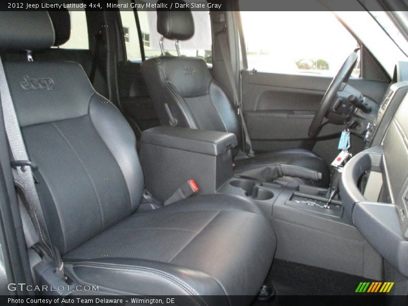 Mineral Gray Metallic / Dark Slate Gray 2012 Jeep Liberty Latitude 4x4