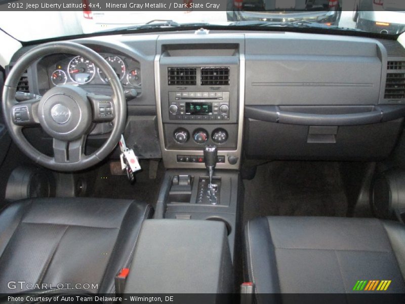 Mineral Gray Metallic / Dark Slate Gray 2012 Jeep Liberty Latitude 4x4