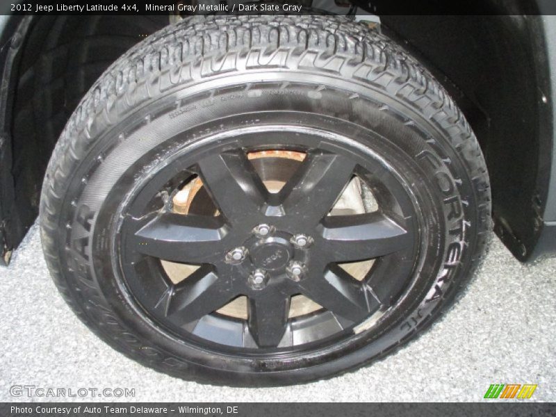 Mineral Gray Metallic / Dark Slate Gray 2012 Jeep Liberty Latitude 4x4