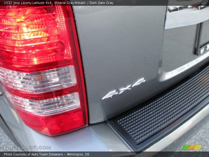 Mineral Gray Metallic / Dark Slate Gray 2012 Jeep Liberty Latitude 4x4