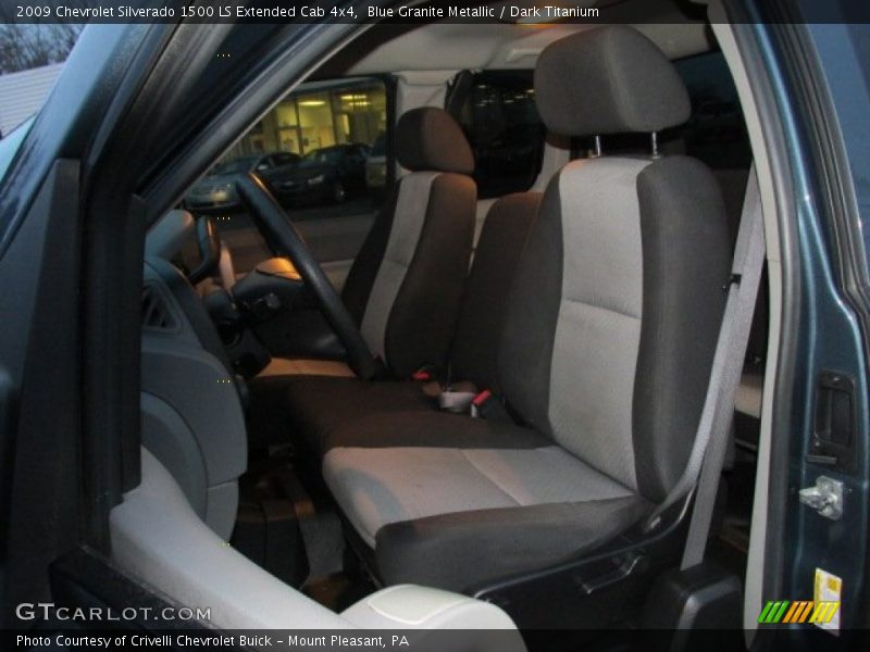 Blue Granite Metallic / Dark Titanium 2009 Chevrolet Silverado 1500 LS Extended Cab 4x4