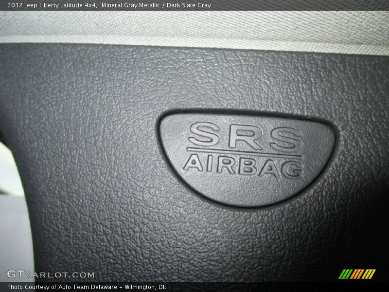 Mineral Gray Metallic / Dark Slate Gray 2012 Jeep Liberty Latitude 4x4