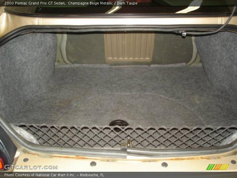 Champagne Beige Metallic / Dark Taupe 2000 Pontiac Grand Prix GT Sedan