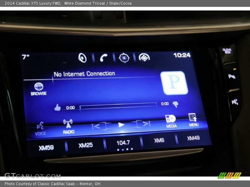 White Diamond Tricoat / Shale/Cocoa 2014 Cadillac XTS Luxury FWD