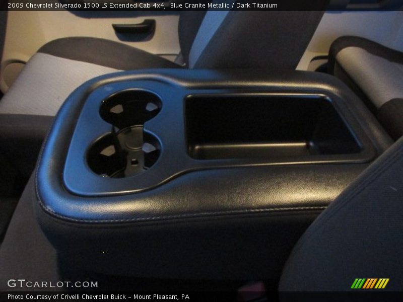 Blue Granite Metallic / Dark Titanium 2009 Chevrolet Silverado 1500 LS Extended Cab 4x4